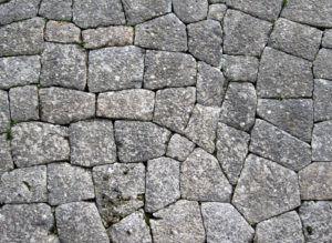 pared de piedra seca
